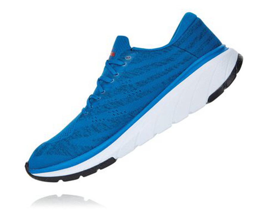 Hoka Australia One One Cavu 3 - Mens Running Shoes Blue - KSXZN-4195